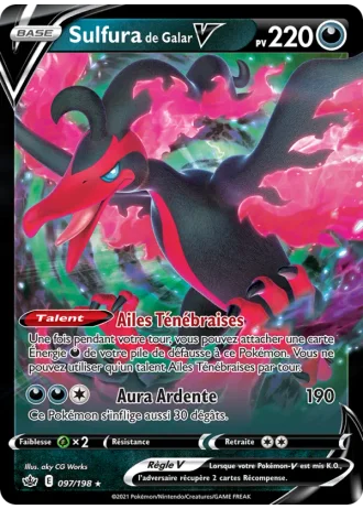 Sulfura de Galar V #97/198 — Règne de Glace