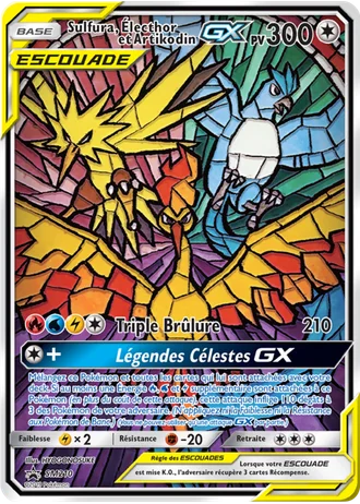 Sulfura, Électhor et Artikodin GX SM210 — Soleil & Lune Promos