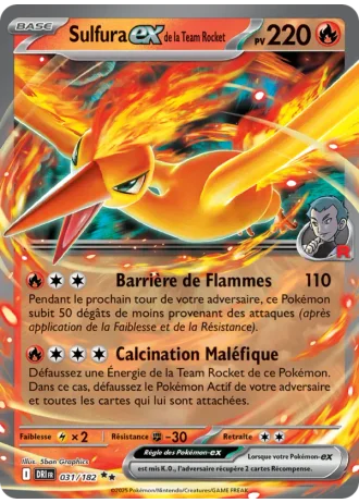 Sulfura-ex de la Team Rocket #031/182 — Rivalités Destinées