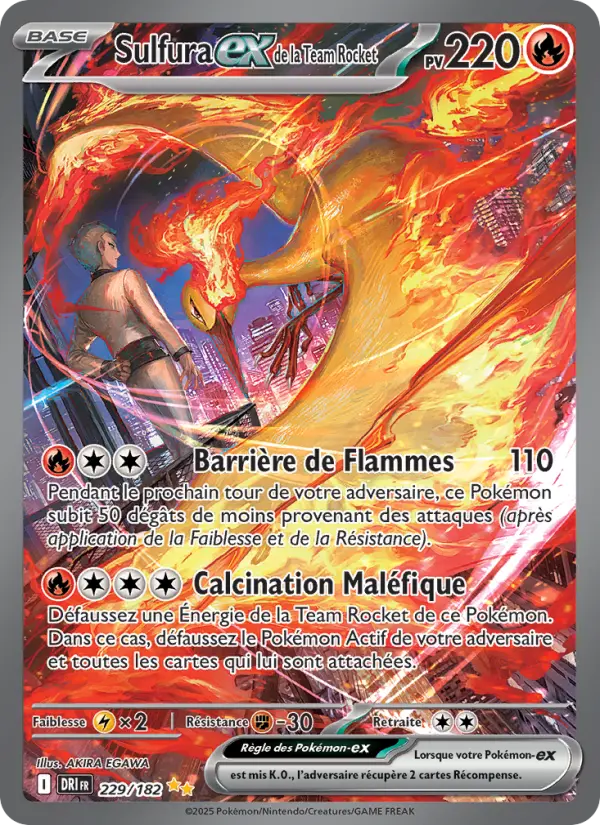 Sulfura-ex de la Team Rocket #229 — Rivalités Destinées