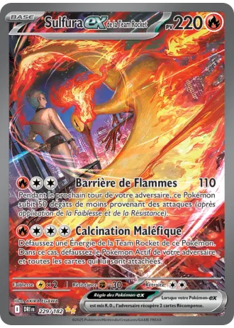Sulfura-ex de la Team Rocket #229/182 — Rivalités Destinées