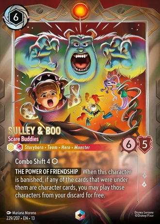 Sulley & Boo - Scare Buddies #229/261 — Attack of the Vine!