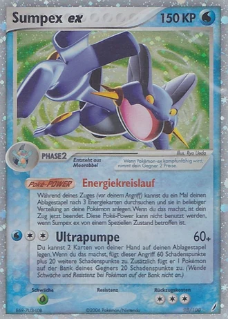 Sumpex ex #98/100 — EX Crystal Guardians