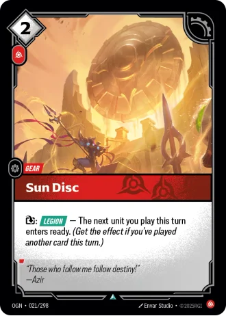 Sun Disc #021/298 — Origins