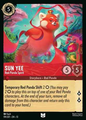 Sun Yee - Red Panda Spirit #119/261 — Attack of the Vine!