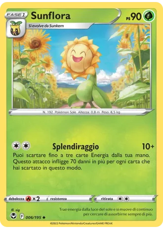 Sunflora #006/195 — Tempesta Argentata