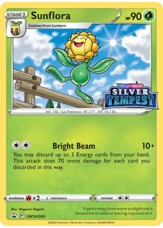 Sunflora (STAFF) SWSH269 — Sword & Shield Promos
