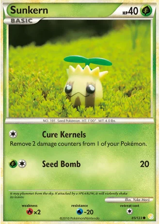 Sunkern #85 — HeartGold SoulSilver