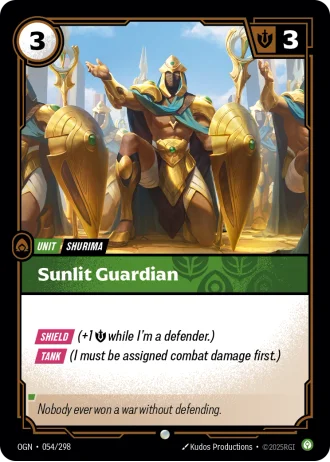 Sunlit Guardian #054/298 — Origins