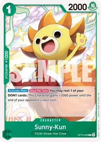 Sunny-Kun (OP13-026) — Carrying on His Will (OP13)