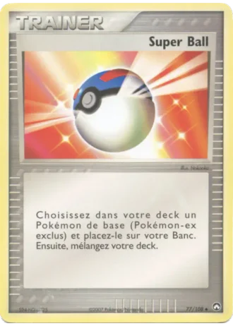 Super Ball #77/108 — EX Gardiens du Pouvoir