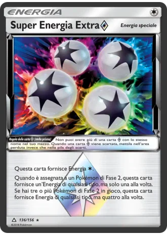 Super Energia Extra Prism Star #136/156 — Ultraprisma