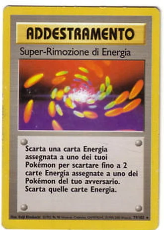 Super Energy Removal (1ª Edizione) #79/102 — Set Base (1ª Edizione)