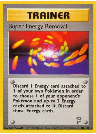 Super Energy Removal #108/130 — Base Set 2