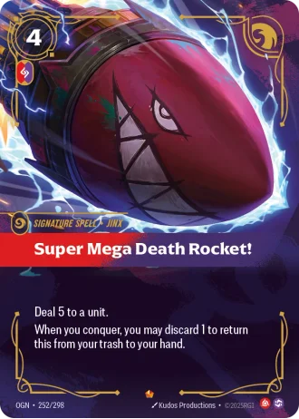 Super Mega Death Rocket! #252/298 — Origins
