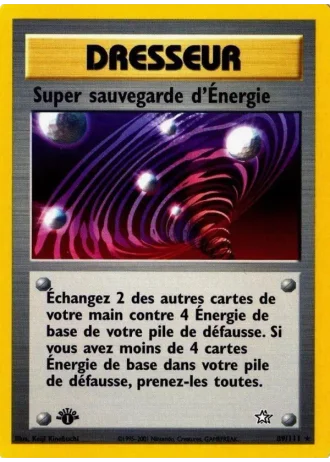 Super sauvegarde d'Énergie (première édition) #89/111 — Neo Genesis (1ère Édition)
