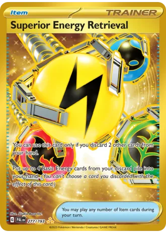 Superior Energy Retrieval #277/193 — Paldea Evolved