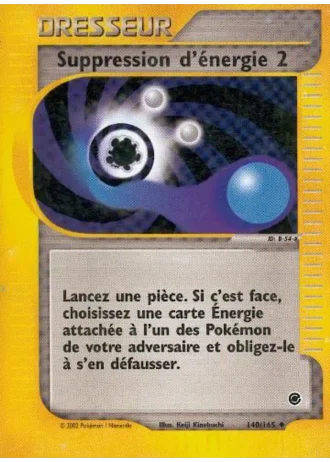 Suppression d'énergie 2 #140/165 — Expedition