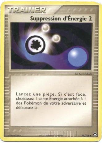 Suppression d'Énergie 2 #74/108 — EX Gardiens du Pouvoir