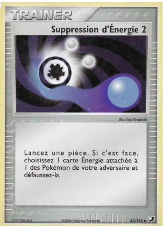 Suppression d'Énergie 2 #82/115 — EX Forces Cachées