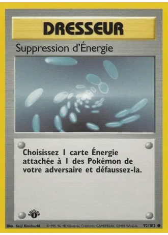 Suppression d'Énergie #92/102 — Set de Base
