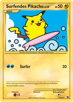 Surfendes Pikachu #114 — Aufstieg der Rivalen
