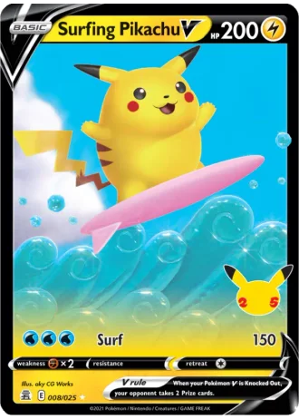 Surfing Pikachu V #8 — Celebrations