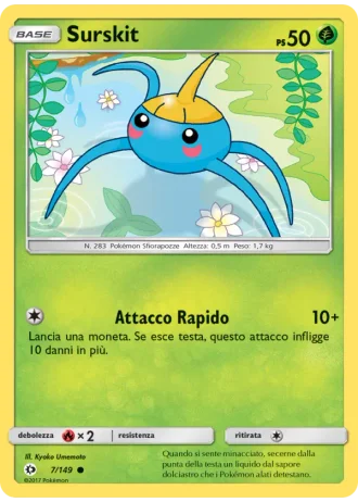 Surskit #7/149 — Sole e Luna