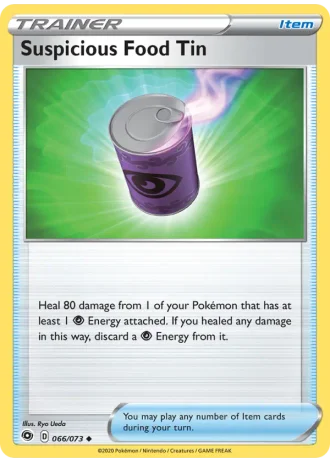 Suspicious Food Tin #66/73 — Champion's Path