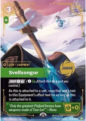 Svellsongur #059/221 — Judge Promos