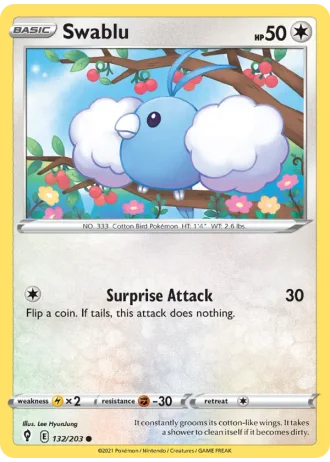 Swablu #132/203 — Evolving Skies