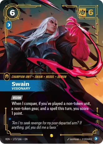 Swain, Visionary #173/166 — Vendetta