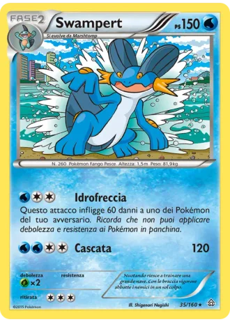 Swampert #35/160 — Scontro Primordiale