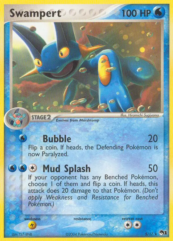Swampert #5 — POP Series 1