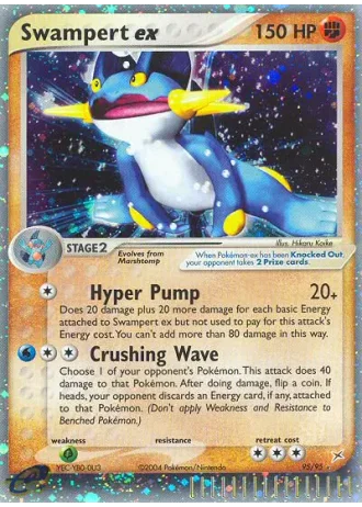 Swampert ex #95 — Team Magma vs Team Aqua