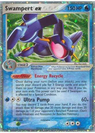 Swampert ex #98 — Crystal Guardians