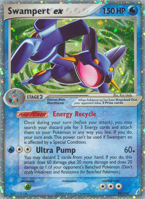 Swampert ex #98 — EX Guardiani dei Cristalli