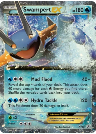 Swampert EX XY55 — XY Promos