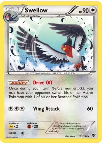 Swellow #103/146 — XY