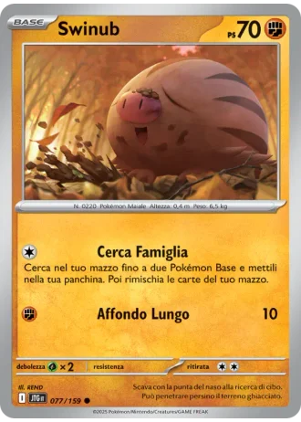 Swinub #077/159 — Avventure Insieme