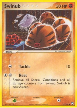 Swinub #79/109 — Team Rocket Returns