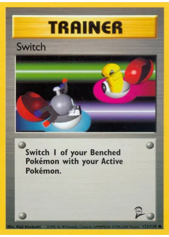 Switch #123/130 — Base Set 2
