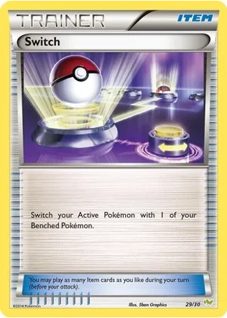 Switch #29/30 — XY trainer Kit (Noivern)