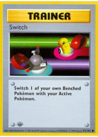 Switch (shadowless) #95/102 — Base Set (Shadowless)