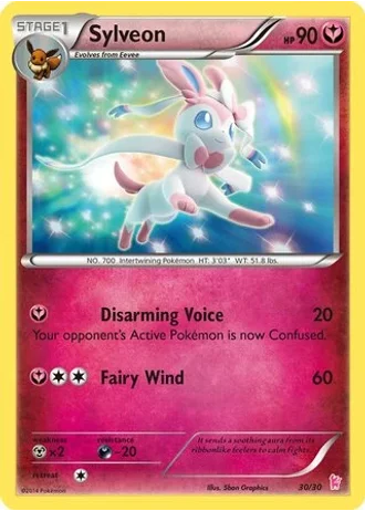 Sylveon #30/30 — XY trainer Kit (Sylveon)