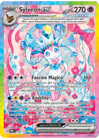 Sylveon ex #156 — Evoluzioni Prismatiche