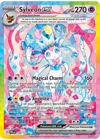 Sylveon ex #156 — Prismatic Evolutions