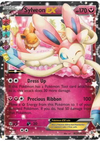 Sylveon EX RC21 — Radiant Collection (Generations)
