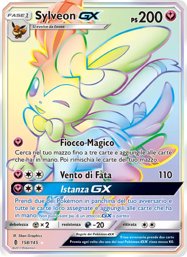 Sylveon GX #158 — Guardiani Nascenti