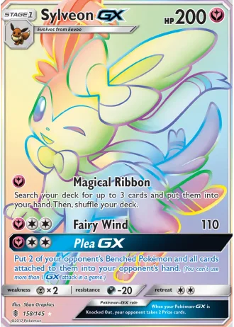 Sylveon GX #158 — Guardians Rising